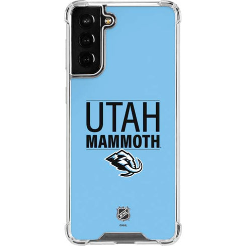 NHL Utah Mammoth Line-Up Series Galaxy S21 FE Clear Case